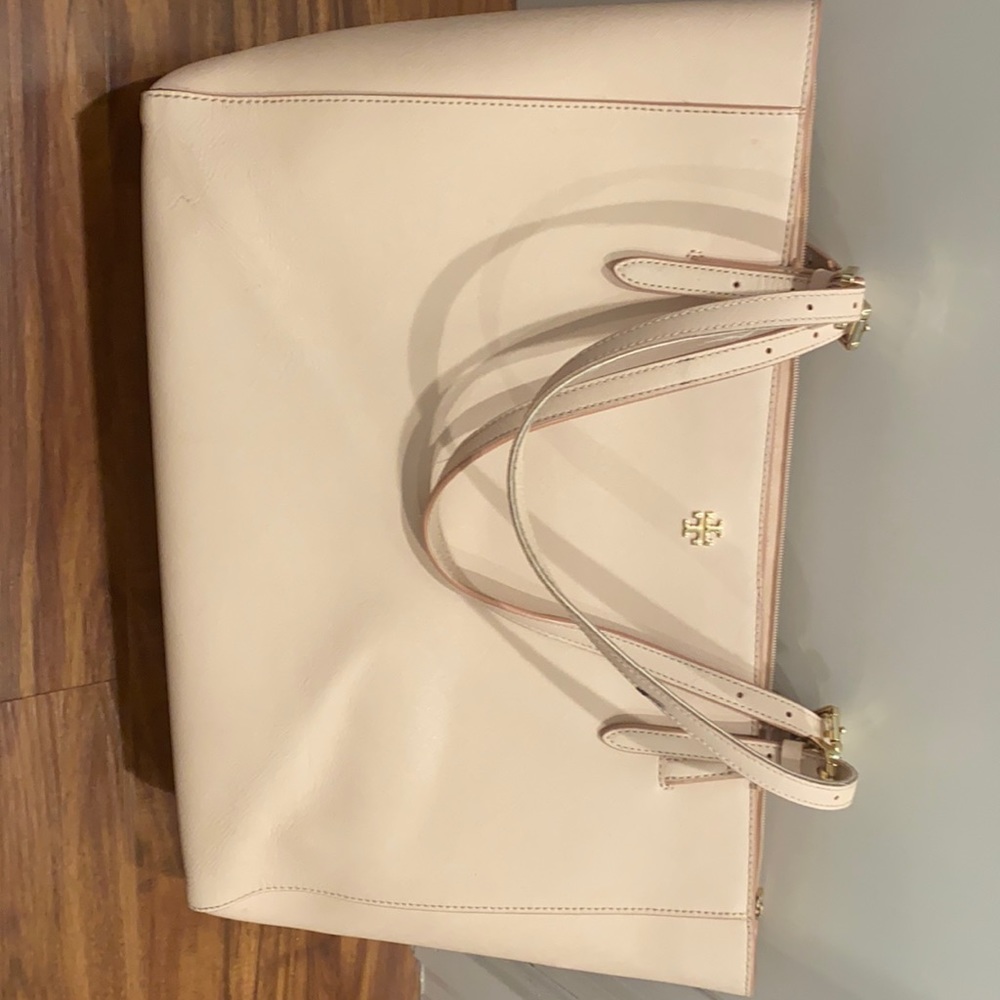 Tory Burch York Buckle Saffiano Leather Tote
